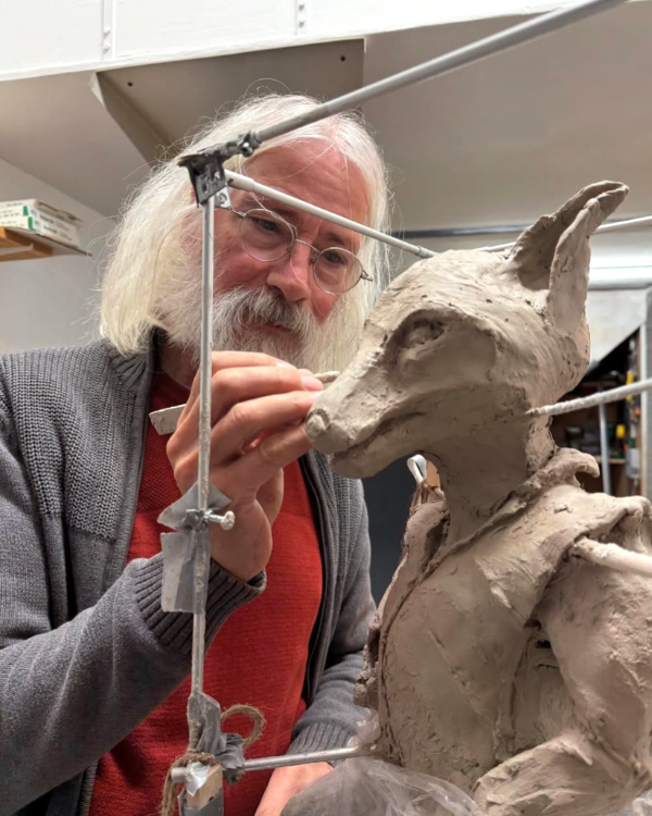 Hugo VandenBorre in atelier