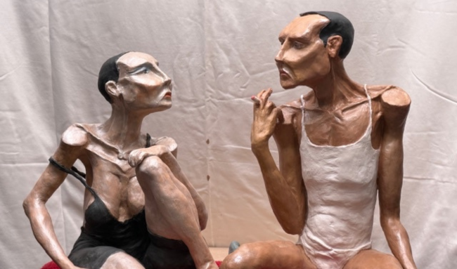 In het atelier van Hugo VandenBorre