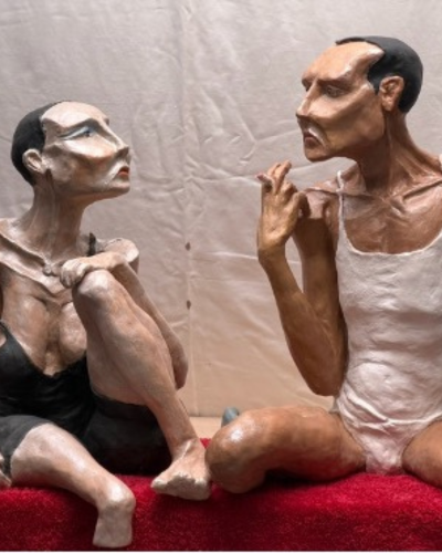 Het proces van het kunstwerk 'De Tweeling'